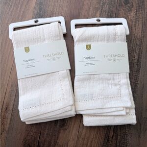 Threshold Soft Cream Napkin Pair